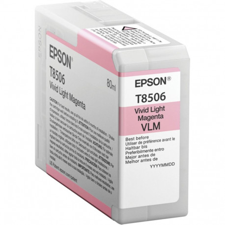 Epson tindikassett erksavärviline hele magenta T 850 80 ml T 8506N
