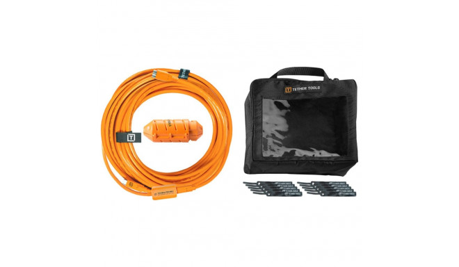 Tether Tools USB-C to Micro-B- Cable-System 9,40m orange