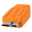 Tether Tools USB-C to Micro-B- Cable-System 9,40m orange