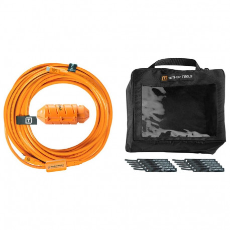 Tether Tools USB-C to C-kaabel süsteem 9,40m oranž