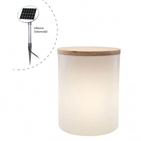 8 seasons Shining Drum päikesepatareiga lamp