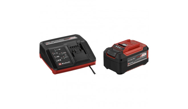 Einhell 18V 5,2Ah + 4A kiirlaadija PXC stardikomplekt