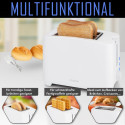 Bomann TA 6065 CB white 2 Slice Toaster