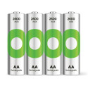1x4 GP ReCyko NiMH aku AA 2600mAh, suure mahutavusega