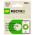 GP ReCyko NiMH Accu 9V Block 200mAH, ready to use