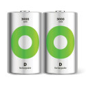 1x2 GP ReCyko NiMH Batteries o D Mono 3000 mAH, ready to use