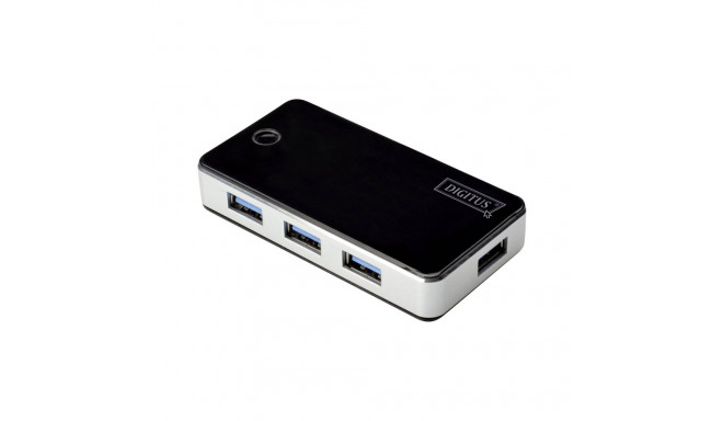 DIGITUS USB 3.0 jaotur 4-porti must/hõbe DA-70231