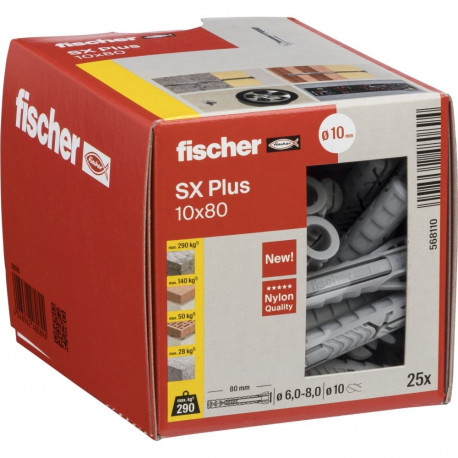 Fischer SX Plus 10x80 25 tk tüübel
