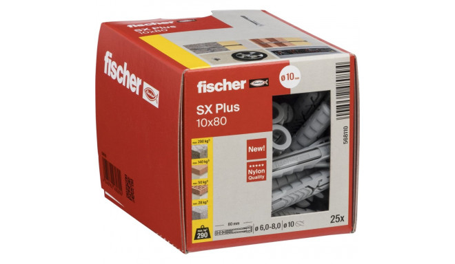 Fischer SX Plus 10x80 25 tk tüübel