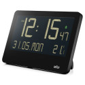 Braun BC 14 black Quartz Wall Clock digital