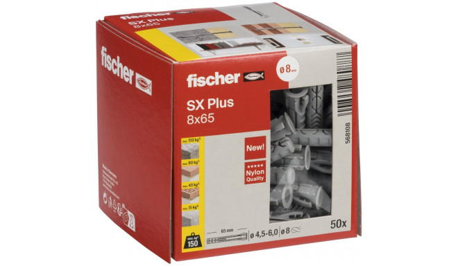 Fischer SX 8x65 tüübel 50 tk