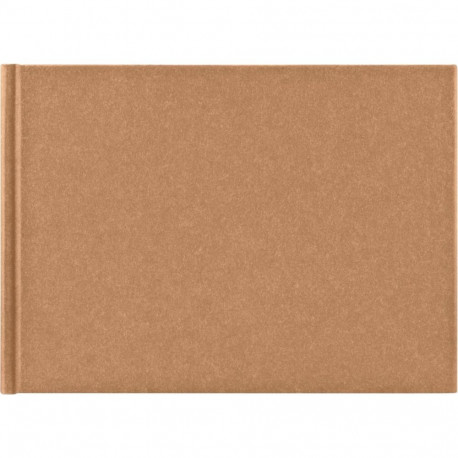Hama Wrinkled Bookbound 24x17 36 white pages brown 7614