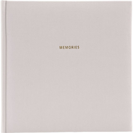 Hama Memories Bookbound 25x25 50 black pages grey 7682