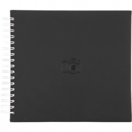 Hama Signs Spiral-Album 28x24 50 valged lehed must 7500
