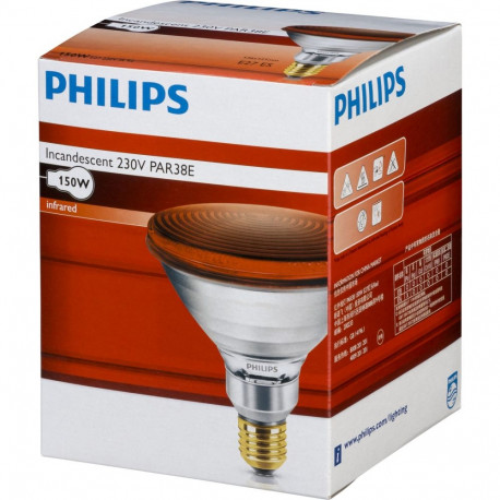 Philips infrapunalamp PAR38 IR 150W E27 230V punane