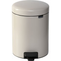 Brabantia pedaaliga prügikast Newicon 5 L soft beige