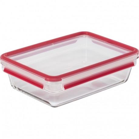 Emsa Clip&Close Glass Food Container, Square  2 L