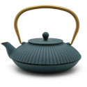 Bredemeijer Teapot Linhai 1,1l Cast Iron petrol gold 153031 Bredemeijer Teapot Linhai 1,1l Cast Iron petrol gold 153031