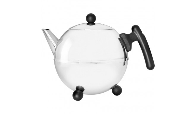 Bredemeijer Teapot Bella Ronde 1,2l inox/black 1304Z