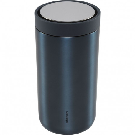 Stelton To Go Click Cup 0,2 l Dark Blue/Metallic