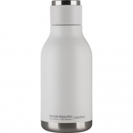 Asobu Urban Drink Bottle White, 0.473 L