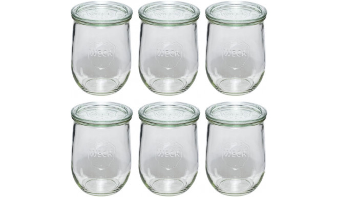 WECK Tulip Jar 1062ml Set of 6