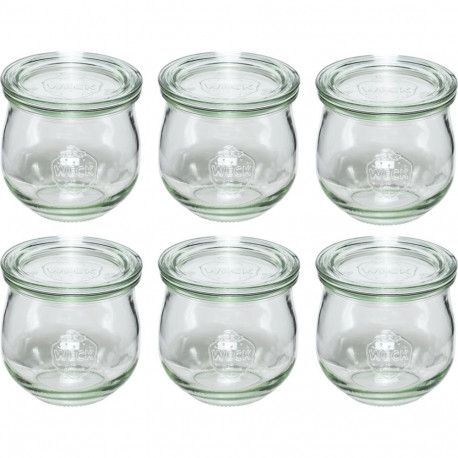 WECK Tulip purk 370ml komplekt 6