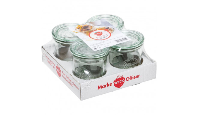 WECK Mini Mold Jar 140ml Set of 4