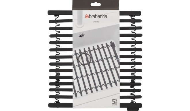 Brabantia Draining Mat Silicon Dark Grey