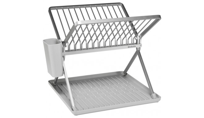 Brabantia Foldable Dish Drying Rack Small Light Grey