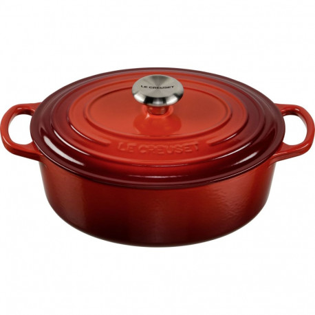 Le Creuset Signature Casserole oval 33 cm cerise