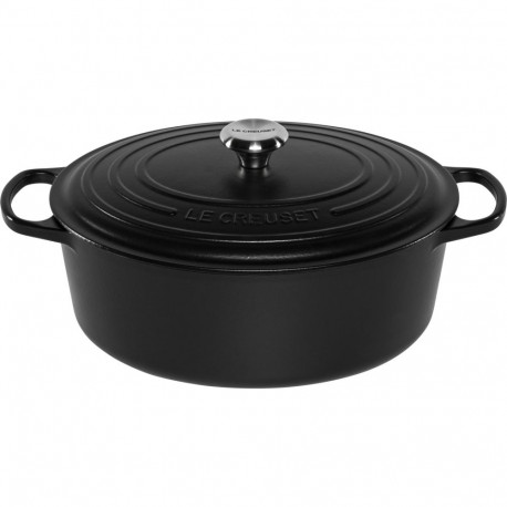 Le Creuset Signature Casserole oval 33 cm satin black