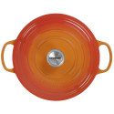 Le Creuset Signature ümmargune pajaroog 28 cm vulkaaniline