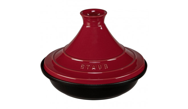 Staub Tajine 28cm round cast iron red