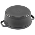 Staub Ümmargune Kokott, 24cm malmist, grafiithall