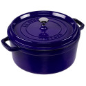 Staub Ümmargune Hautisepott, 26cm Malm, Tumesinine