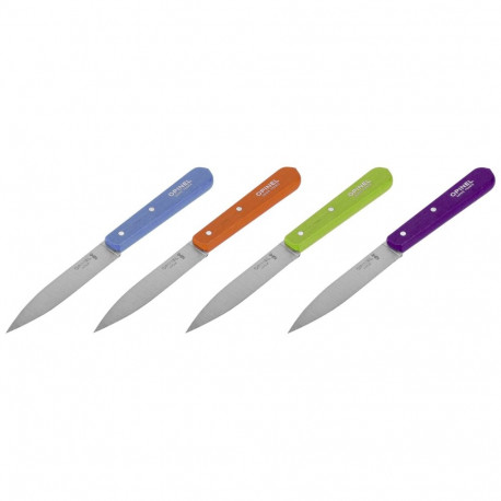 Opinel Box of 4 knives no. 112 Sweet-Pop colours