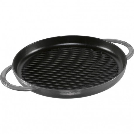 Staub ümmargune induktsioon-grillpann 30cm grafiithall