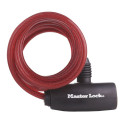 3x1 Master Lock 8mm Kaablilukk 8127EURTRI
