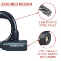 Master Lock spiraalkaablist lukk 8 mm 8126EURDPRO