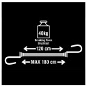 2x1 Master Lock kahekihiline elastikpael vastassuunaliste konksudega 3017EURDAT