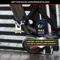 Master Lock Excell Padlock with bordered Shackle     M1177EURDCC