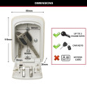 Master Lock Keskmise Suurusega Võtmekapp Kombinatsioonlukuga 5401EURDCRM