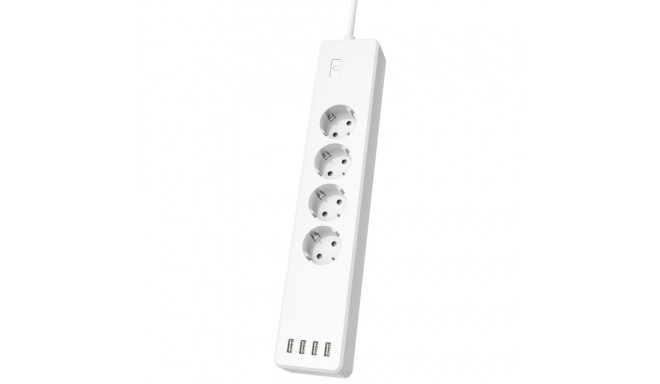 Hama WLAN-pistikupesa Line 4-kordne, ilma hubita, 4-kordne USB