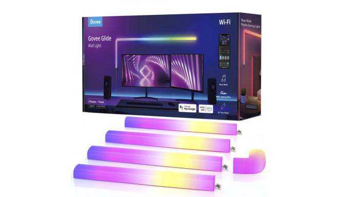 Govee Glide seinavalgusti (4+1)