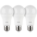 Philips LED Lamp E27 3-pakk 100W 2700K