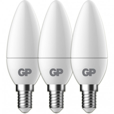 1x3 GP Lighting LED B35 küünal E14, 4,9W (40W) 470lm GP 087823