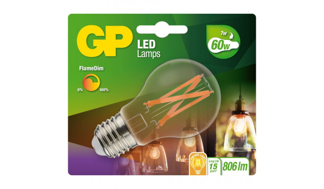 GP Lighting LED FlameDim E27 7W (60W) 806 lm        GP 085430