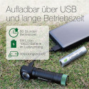 GP Multifunctional Head Lamp 600 Lumen+18650  260GPACTCH35000