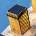 New Garden Okinawa Solar Recharge Lantern Bamboo